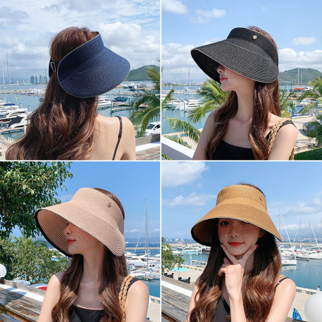 Ladies Sun Protection Sunshade Empty Top Thin Sun Hat LA-016