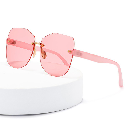 Women's Rimless UV Protection Sunglasses SGL-045