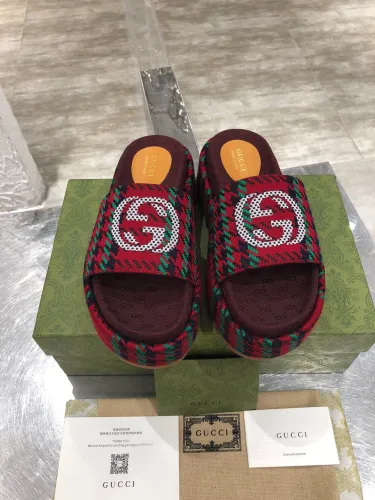 GUCCI Wholesale Platform Sandals Slippers GSP-038