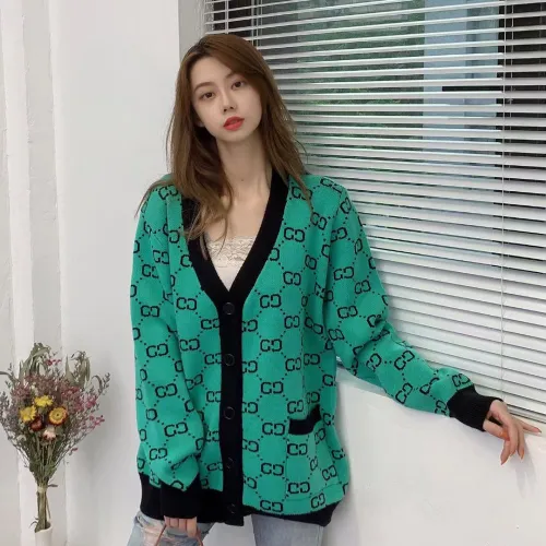 Women's Letter Knit Cardigan Loose Jacket WS-046