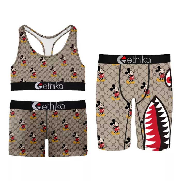 Disney X Gucci &Ethika Underwear Matching Set; A MustBuy For Every