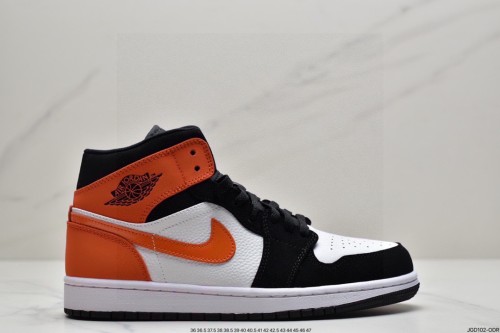 High Quality Nike Air Jordan 1 Black Orange SE Sneakers With Box AJ-088