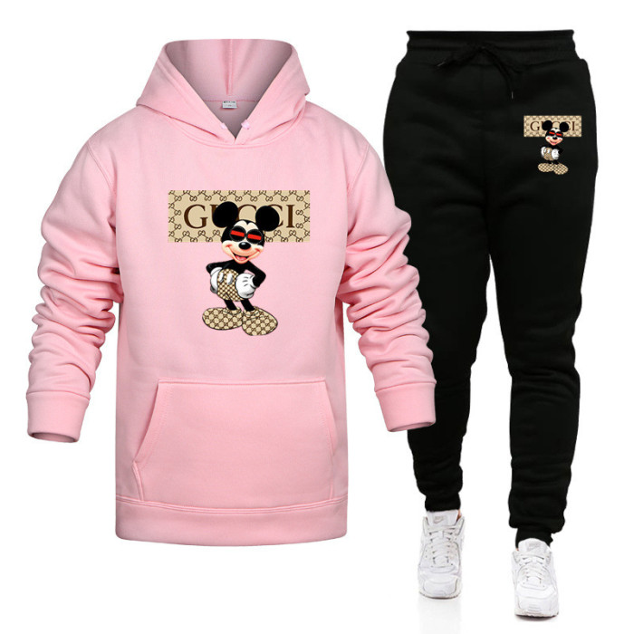 Gucci Hooded Sweatshirt Sportswear and Trousers Set GUSS-001