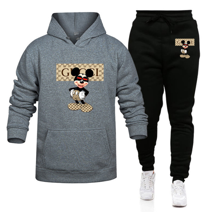 Gucci Hooded Sweatshirt Sportswear and Trousers Set GUSS-001