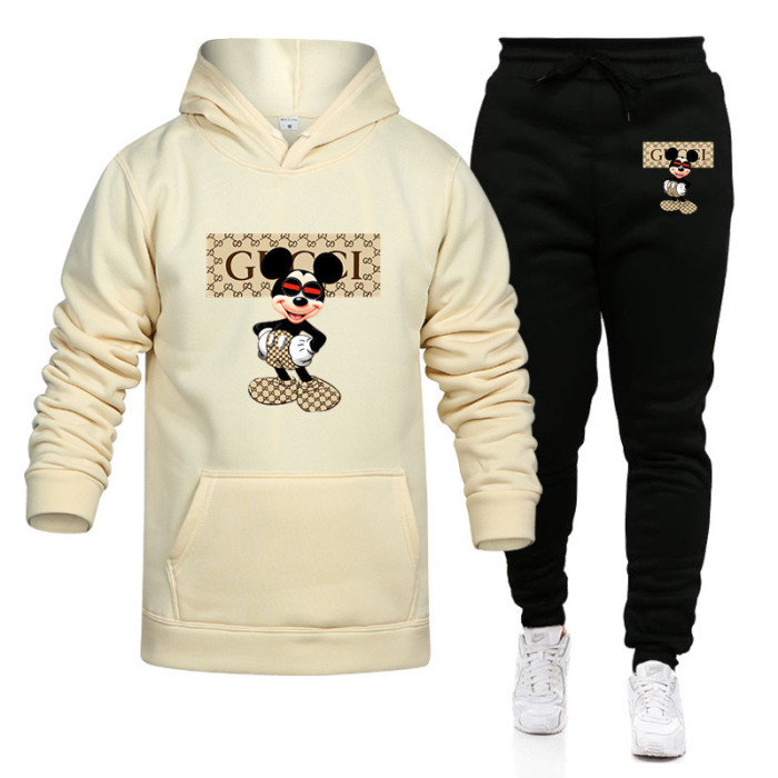 Gucci Hooded Sweatshirt Sportswear and Trousers Set GUSS-001