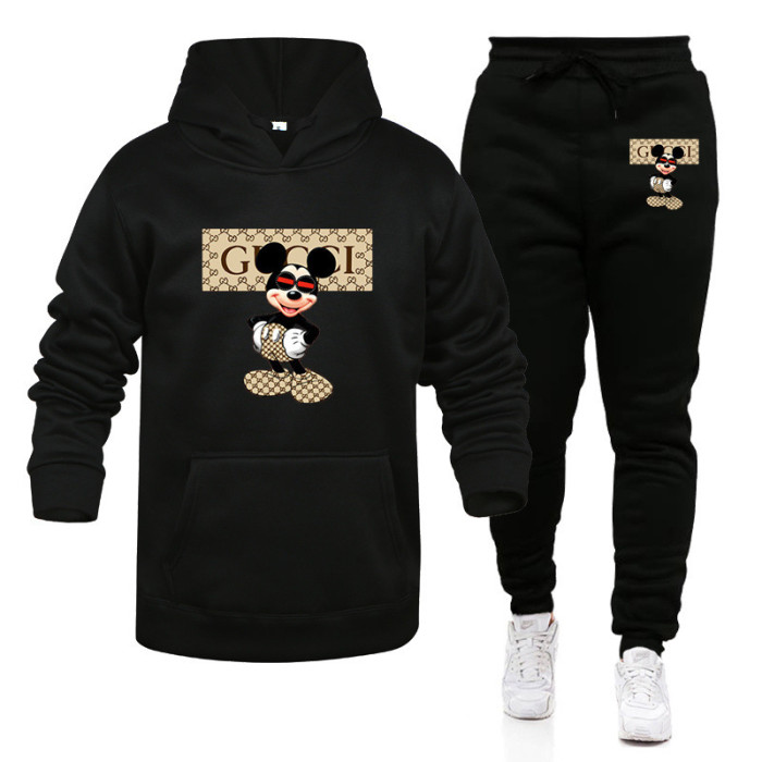 Gucci Hooded Sweatshirt Sportswear and Trousers Set GUSS-001