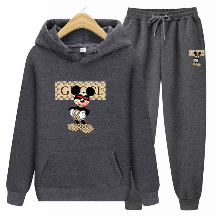 Gucci Hooded Sweatshirt Sportswear and Trousers Set GUSS-001