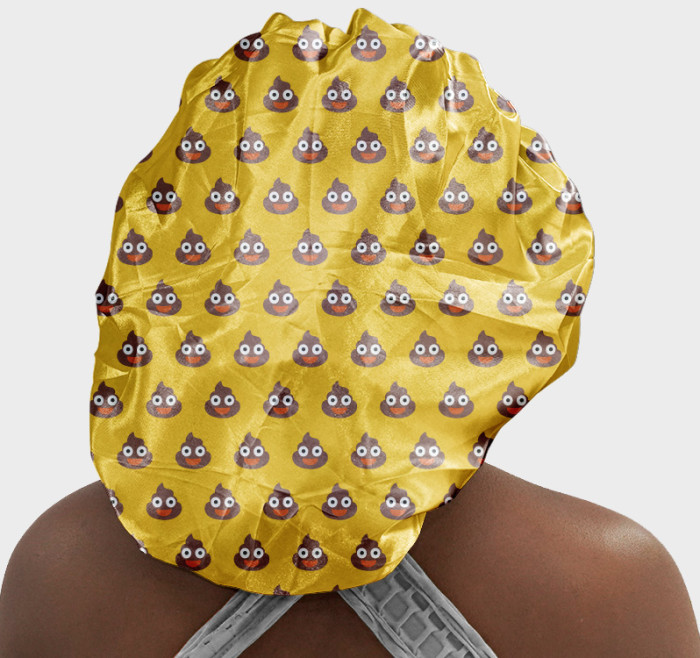 Emoji Pile of Poo Yellow Designer Bonnet Instock DX-060