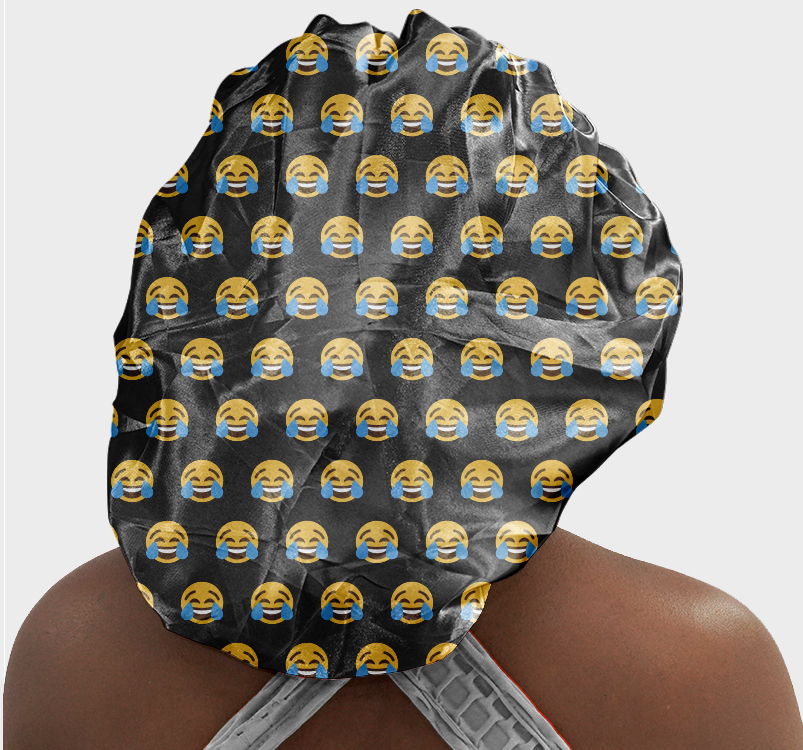 US$ 3.20 - Emoji Face with Tears of Joy Black Designer US$ 3.20 - Emoji Face with Tears of Joy Black Designer