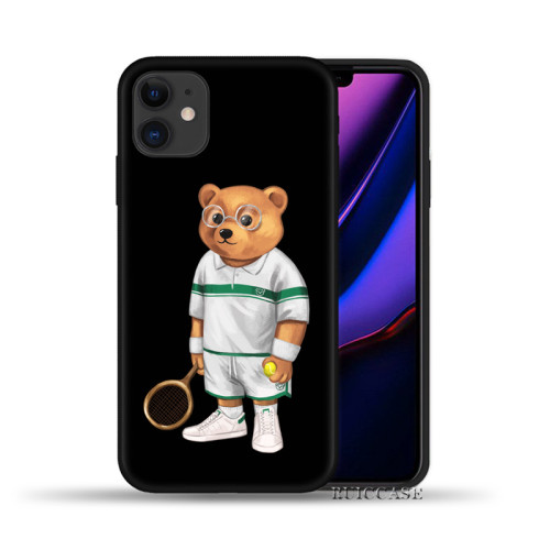 Cute Bear Fashion Brand Protective Case For iPhone 11 12 13 PC-067