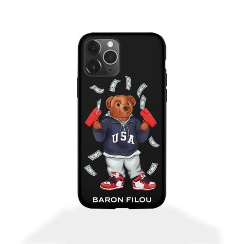 Cute BEAR Design Barons Phone Case for iphone 12 11 Pro Mini PC-069
