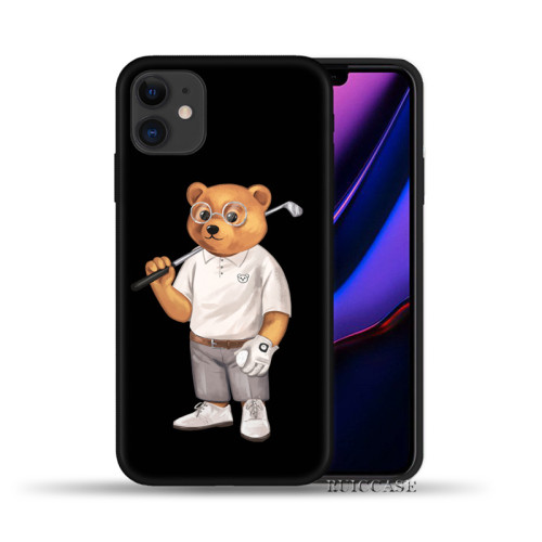 Cute Bear Fashion Brand Protective Case For iPhone 11 12 13 PC-061