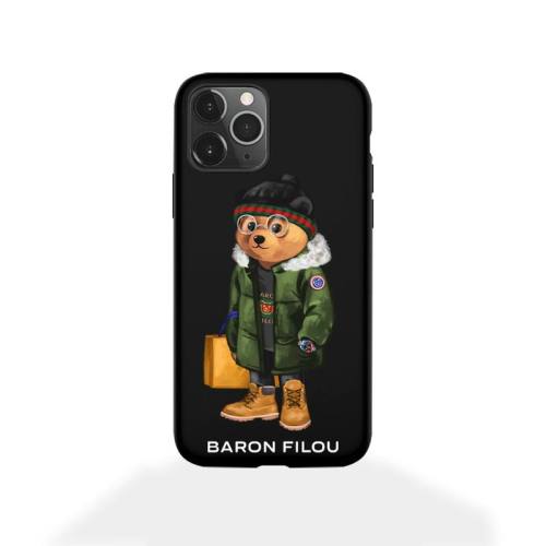 Cute BEAR Design Barons Phone Case for iphone 12 11 Pro Mini PC-074