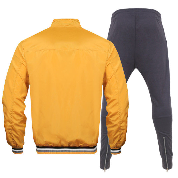 Polo Men's Casual Sports Hooded Sweater Sweater Pants Set Long Sleeve Trousers PLST-029