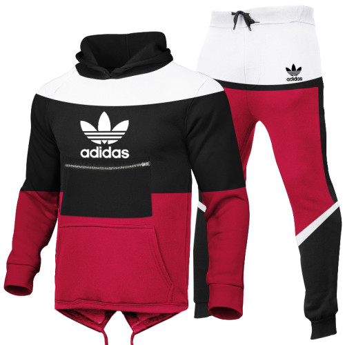 Adidas Autumn And Winter Men's Sweater And Pant Set ADST-070