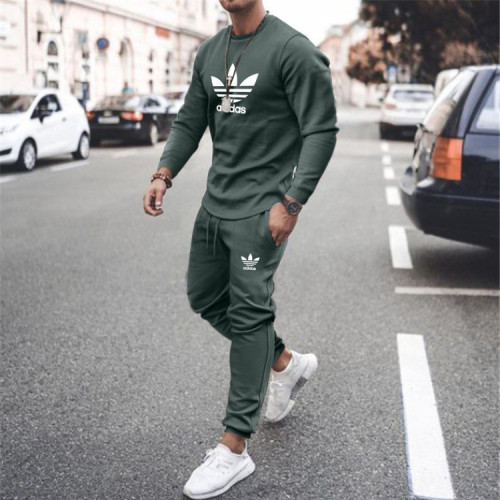 Adidas Autumn And Winter Men's Sweater And Pant Set ADST-064