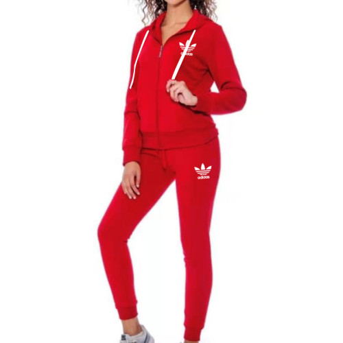 Adidas Autumn And Winter Women's Sweater And Pant Set ADST-038