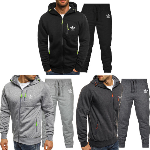 Adidas Autumn And Winter Men's Sweater And Pant Set ADST-024