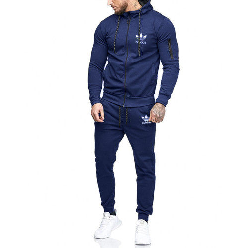 Adidas Autumn And Winter Men's Sweater And Pant Set ADST-069