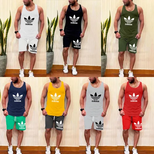 Adidas Summer Men's T-shirt And Shorty Set ADST-052