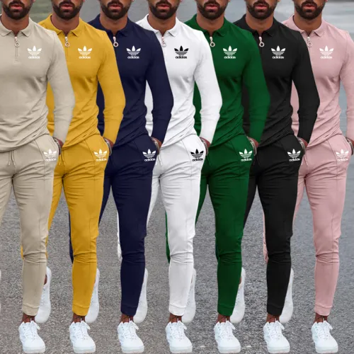 Adidas Autumn And Winter Men's Sweater And Pant Set ADST-028