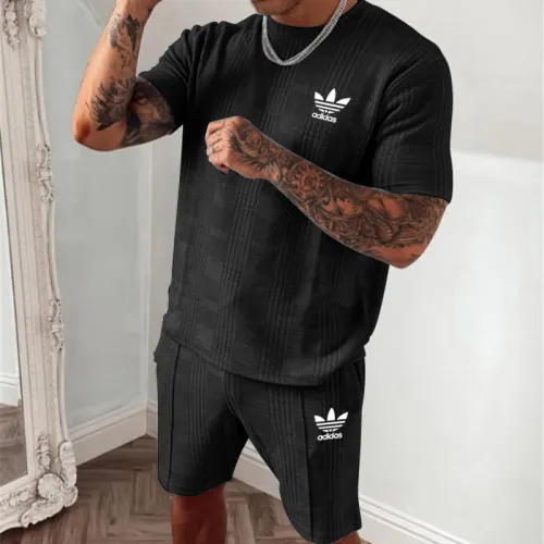 Adidas Summer Men's T-shirt And Shorty Set ADST-010