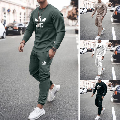 Adidas Autumn And Winter Men's Sweater And Pant Set ADST-064