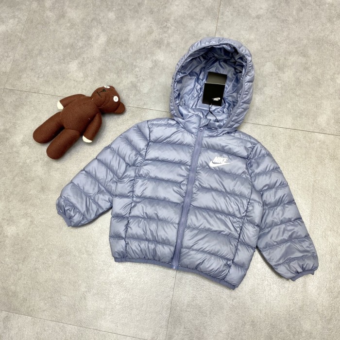 Nike Winter Counter Quality 90% White Duck Down Detachable Cap Down Jacket For Kid With All Tags AA-019