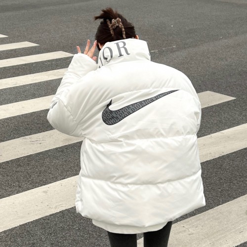 Nike Joint Dior & Jordan Winter Counter Quality Down Jacket For Women With All Tags AA-016