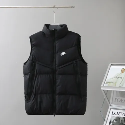 Nike Winter Counter Quality Stand Collar Sport Vest Down Jacket For Men And Women With All Tags AA-046