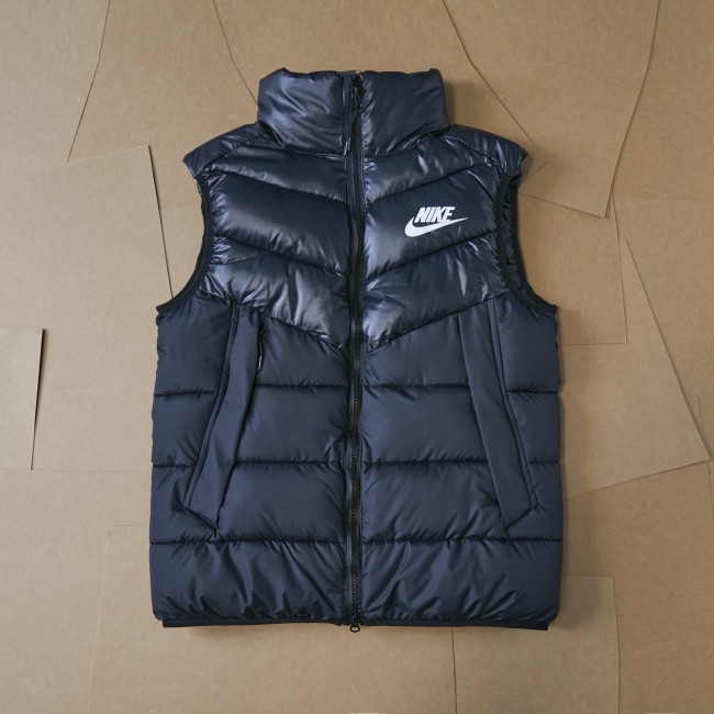 Nike Winter Counter Quality Stand Collar Sport Vest Down Jacket For Men And Women With All Tags AA-032