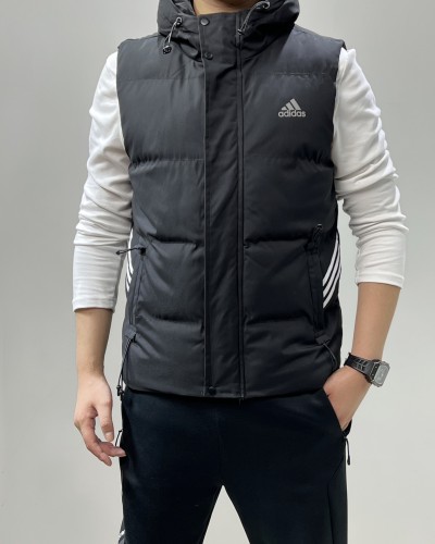 Adidas Counter Quality Solid Color Simple Padded Vest with All Tag AAD-006