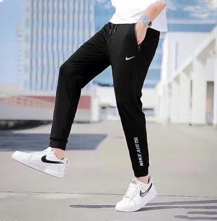 Nike Autumn And Winter Counter Quality Reflective Logo Athleisure Sport Pants For Men And Women With All Tags AA-064