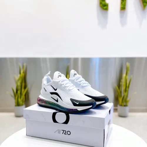 Nike 720° White Rainbow Atmospheric Cushion With Heightening Effect Sneaker Shoe For Men And Women With Box AA-080