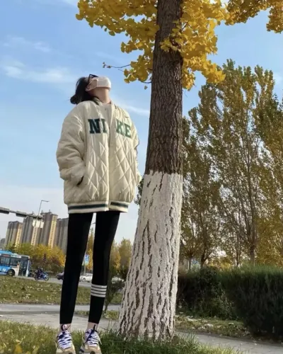 Nike Counter Quality Rhomboid Checked Cotton Jacket with All Tags AA-134