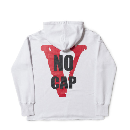VLONE Print Casual Loose White Hoodie VH-029
