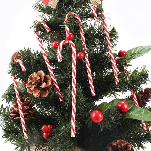 10 Pcs Christmas Tree Candy Cane Lollipop Pendant Xmas Tree CMSL-022