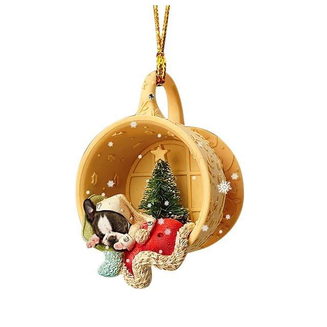 2023 Christmas Tree Pendant Cute Dog Animal Drop Ornament Ne CMSL-020