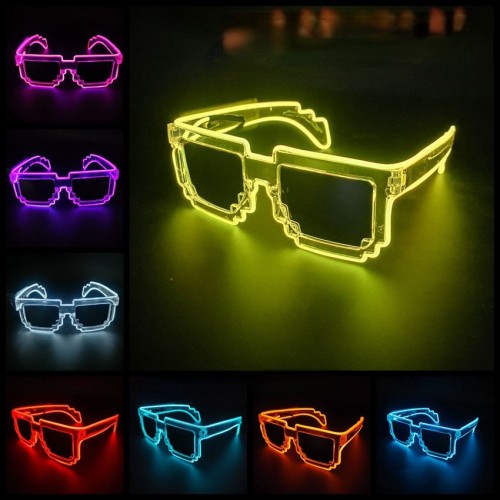 Led Sunglasses for Glow Party Glasses glow in the dark Flash CMSL-019