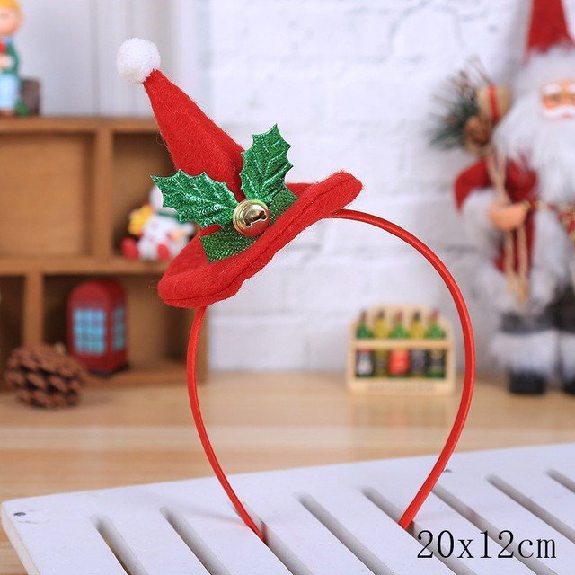 Christmas Headbands for Children Santa Elk Antlers Baby Head CMSL-027