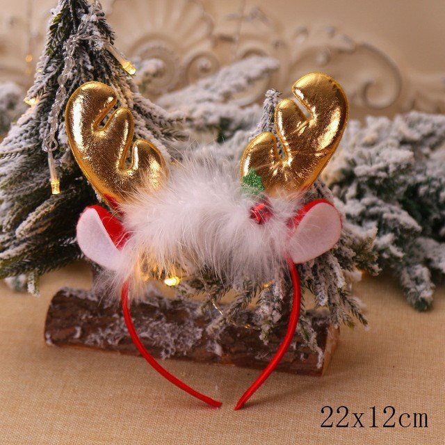 Christmas Headbands for Children Santa Elk Antlers Baby Head CMSL-027