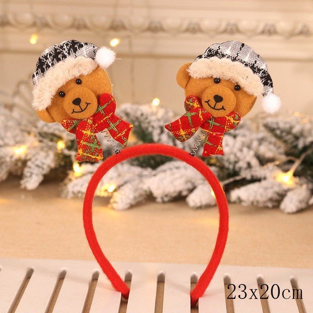 Christmas Headbands for Children Santa Elk Antlers Baby Head CMSL-027