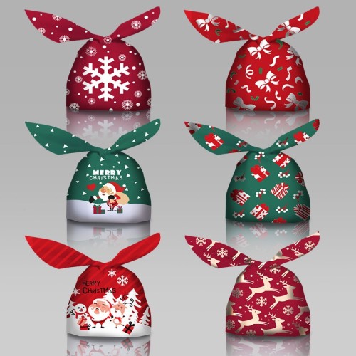 10pcs New Year 2023 Christmas Candy Dragee Gift Bag Xma Tree CMSL-024