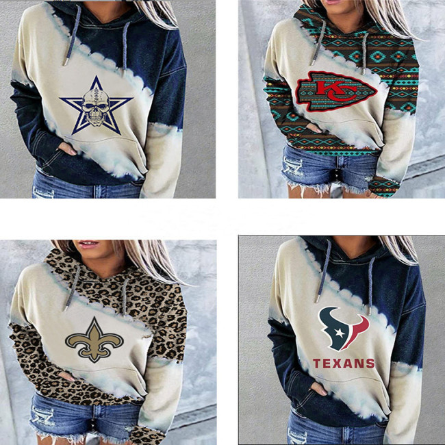 Nfl Football Street Hipster Print Sweatshirt UNF-005