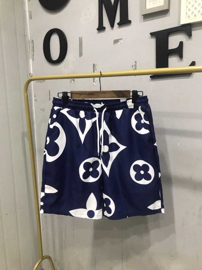 Louis Vuitton Counter Quality 3D Digital Printing For Men and Women Shorts With All Tags ALV-001