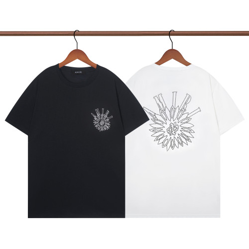 Amiri Printed Cotton Loose Short-Sleeved T-Shirt  AMI-008