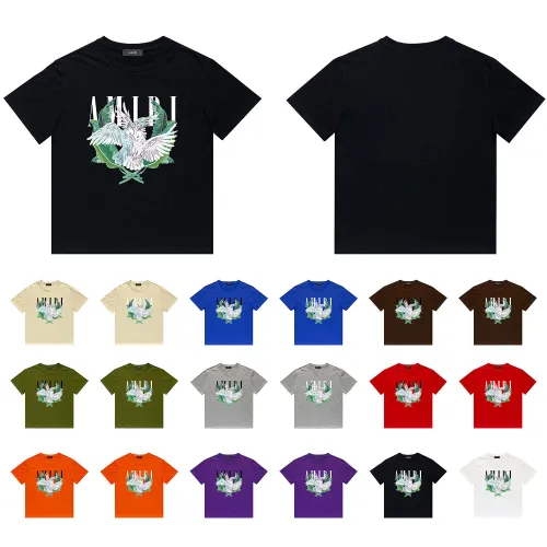 AMIRI Printed Cotton Loose Short-Sleeved T-Shirt AMI-076
