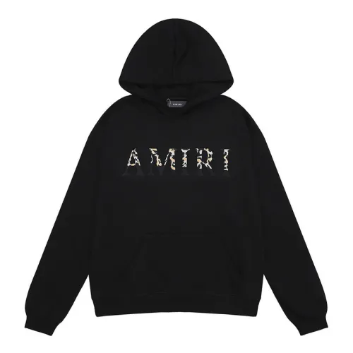 Amiri 100% Cotton Leopard Print Logo Print Sweater AMI-064