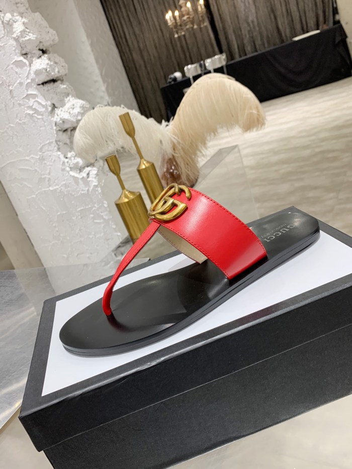 Gucci Counter Quality Sheepskin Lining Women Silde Slipper With Box GCSP-002