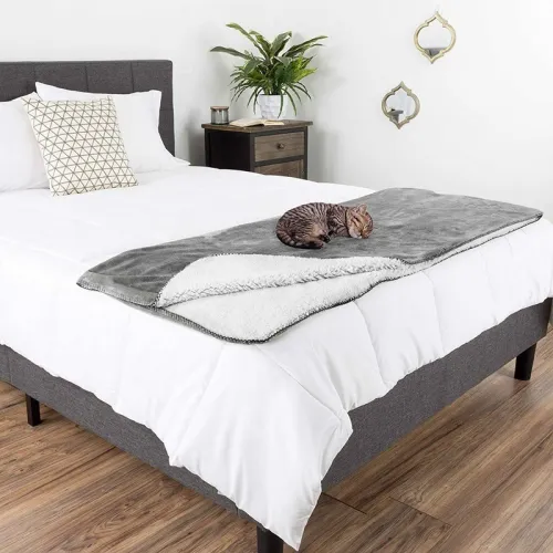 Sherpa Fleece Pet Blanket Quilt Waterproof Mat  WWS-018